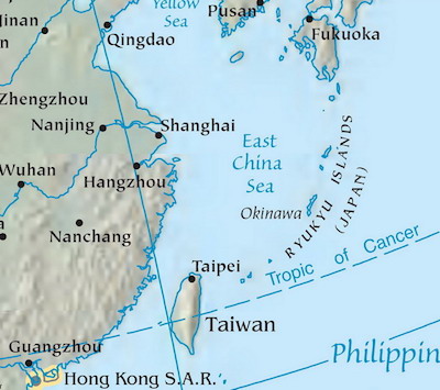East_China_Sea_Map