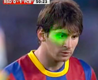 Lionel Messi laser