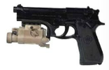 Laser pointer gun mount