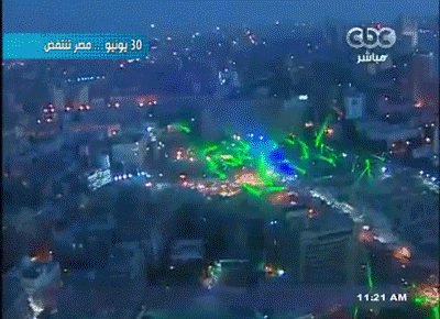 laser pointers from air in Egypt demonstrations 6-30-13