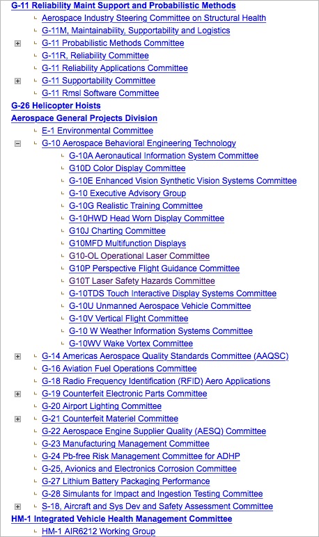 SAE committees